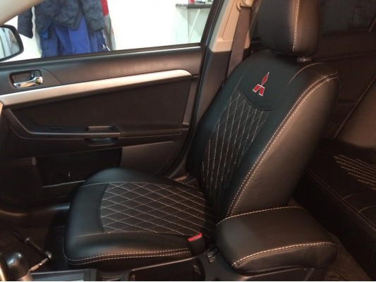 Авточехлы на Mitsubishi Lancer 10 Авточехлы на Mitsubishi Lancer 10