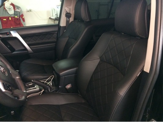 Каркасные авточехлы на Toyota Land Cruiser Prado 150